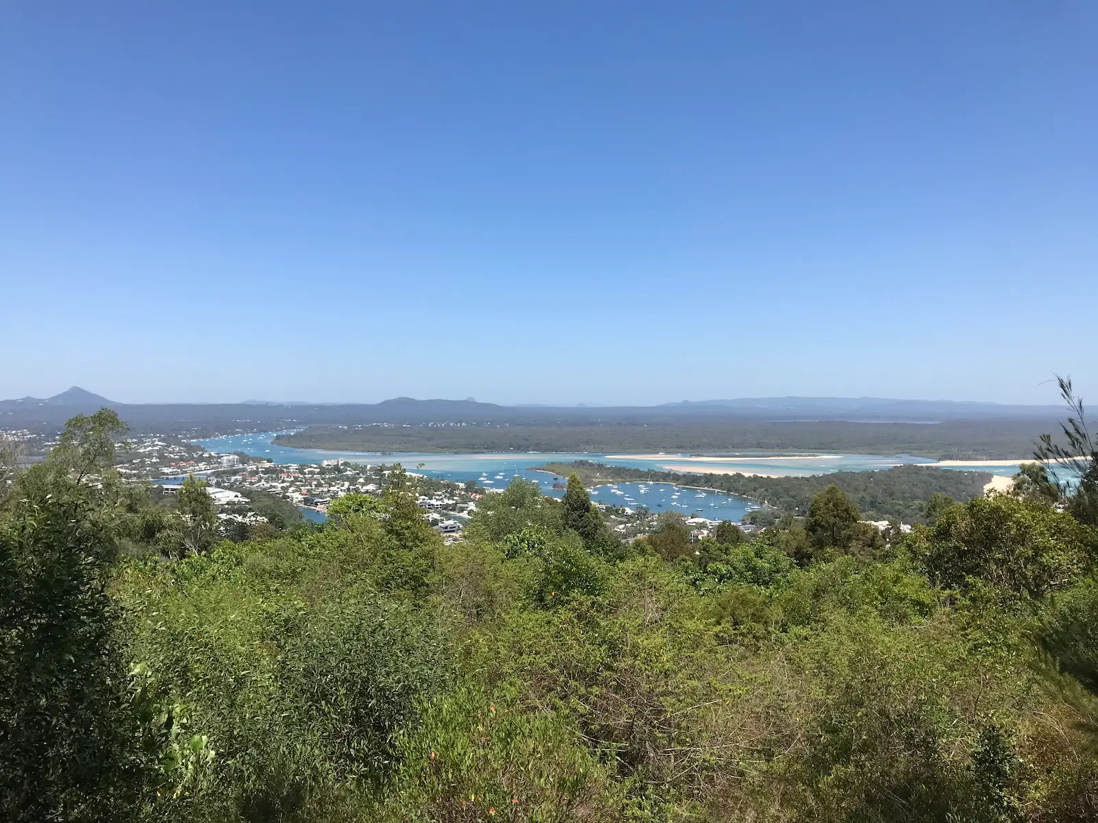 View over Noosa from Laguna Lookout